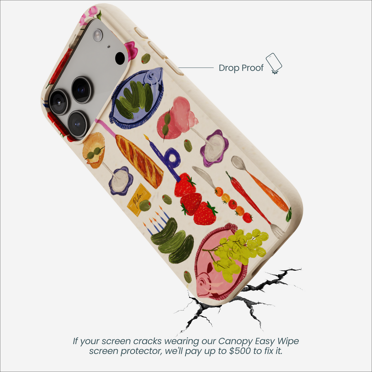 Seashell Surreal Soiree iPhone 17 Pro Max Case