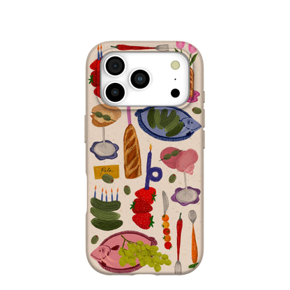 Seashell Surreal Soiree iPhone 17 Pro Case