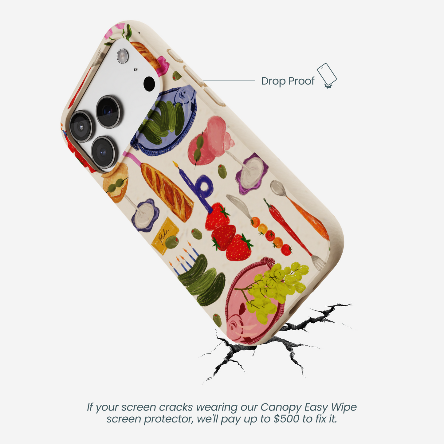 Seashell Surreal Soiree iPhone 17 Pro Case