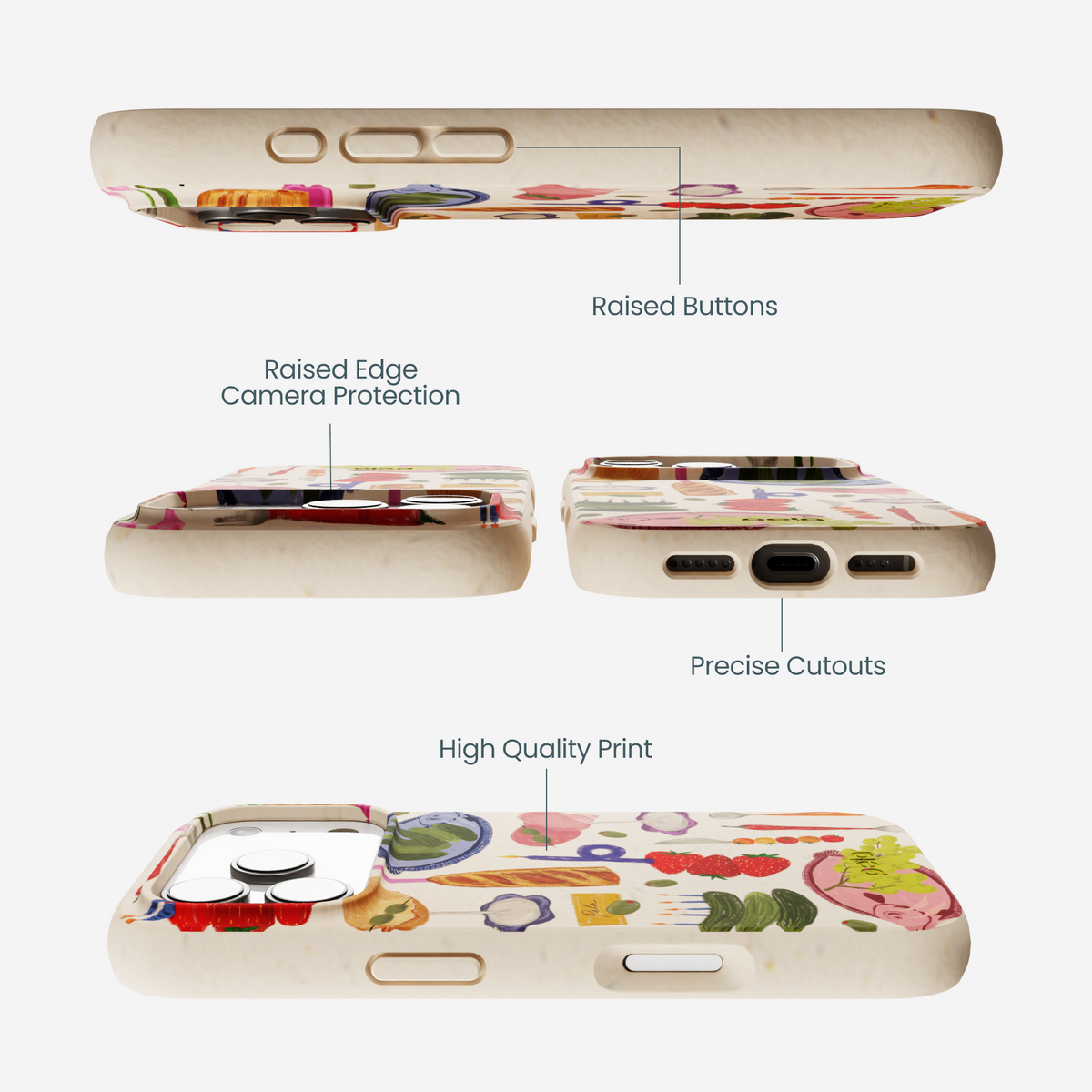 Seashell Surreal Soiree iPhone 17 Pro Case