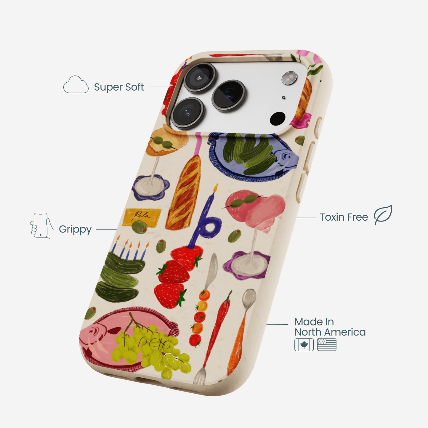 Seashell Surreal Soiree iPhone 17 Pro Case