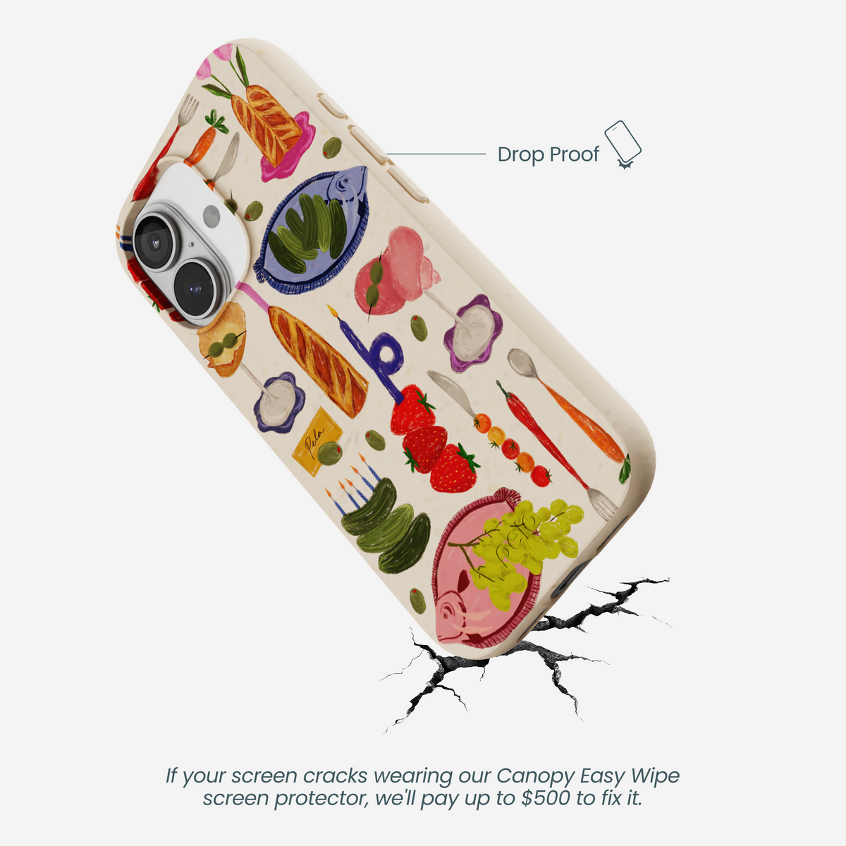 Seashell Surreal Soiree iPhone 17 Case