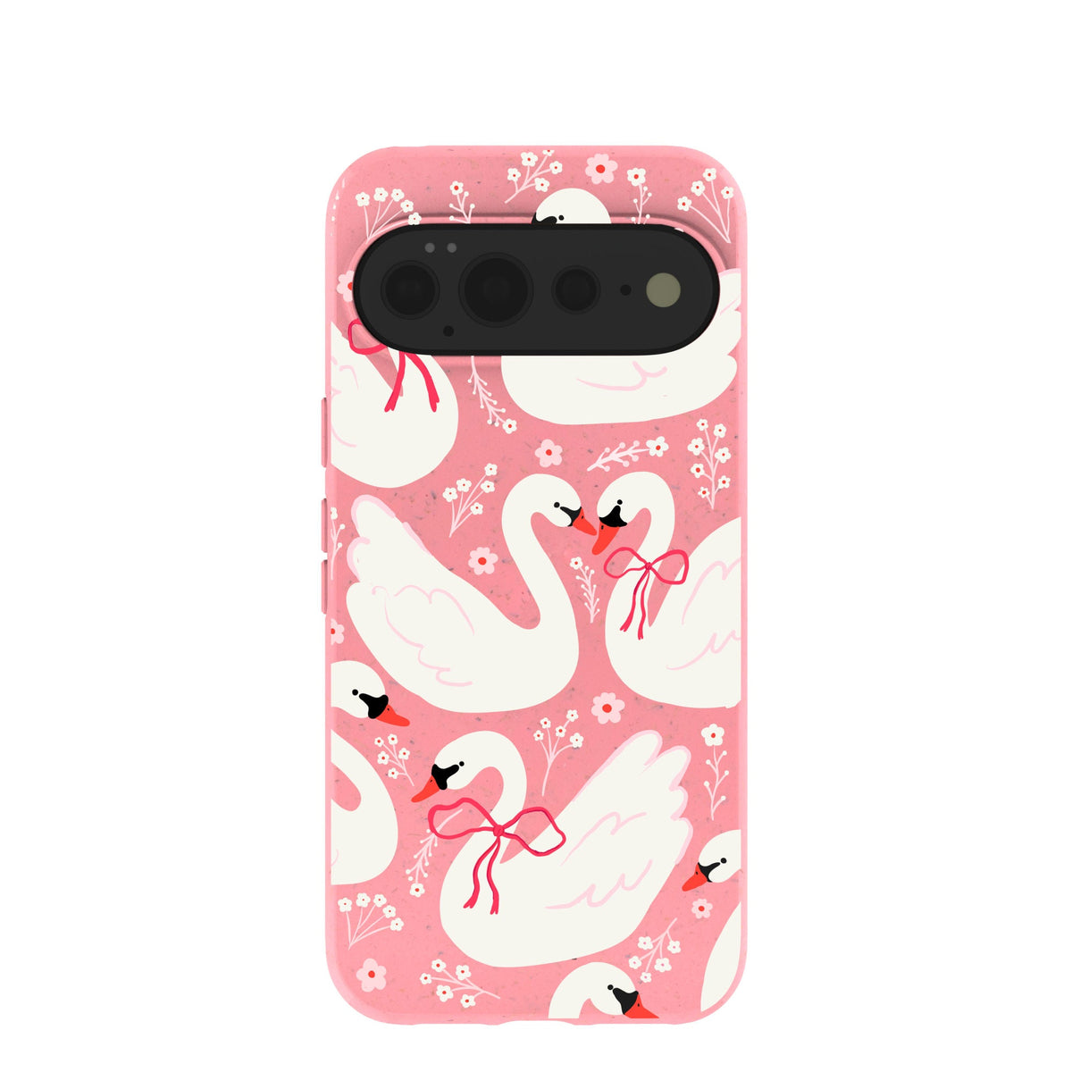 Bubblegum Pink Swan Garden Google Pixel 11 Pro XL Case