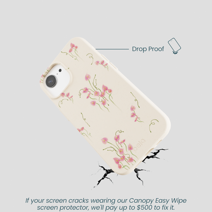 Seashell Sweet Anthuriums iPhone 16e/17e Case