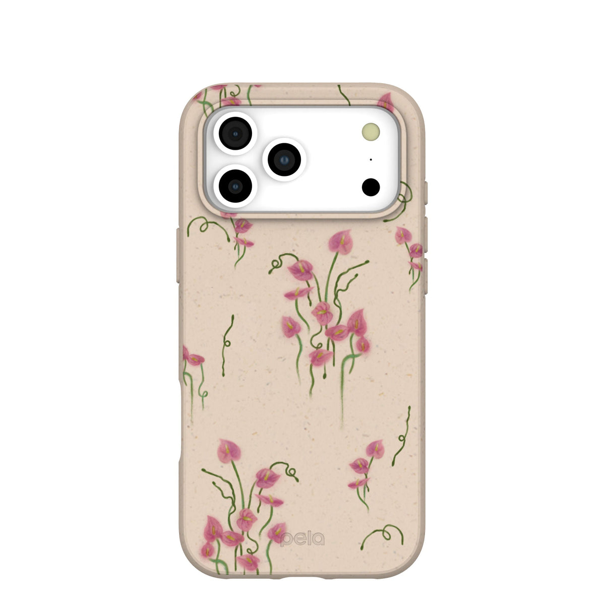 Seashell Sweet Anthuriums iPhone 17 Pro Max Case