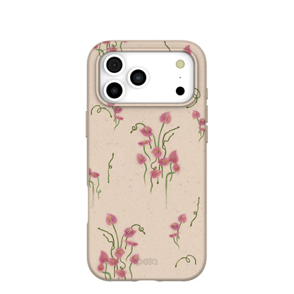 Seashell Sweet Anthuriums iPhone 17 Pro Max Case