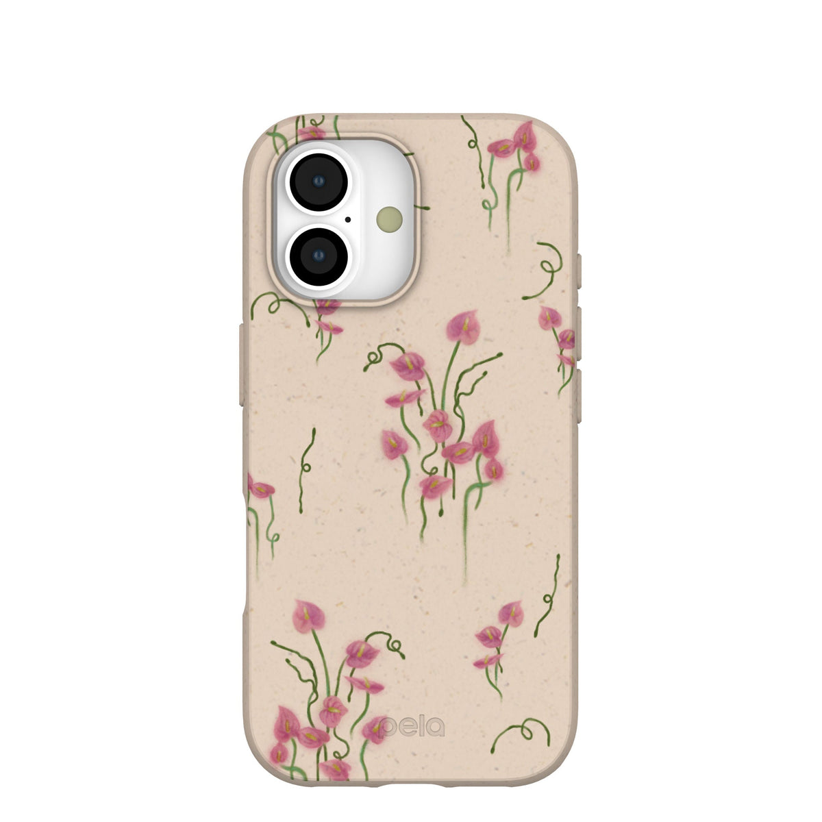 Seashell Sweet Anthuriums iPhone 17 Case