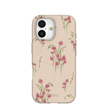 Seashell Sweet Anthuriums iPhone 17 Case