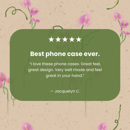Seashell Sweet Anthuriums iPhone 17 Pro Max Case