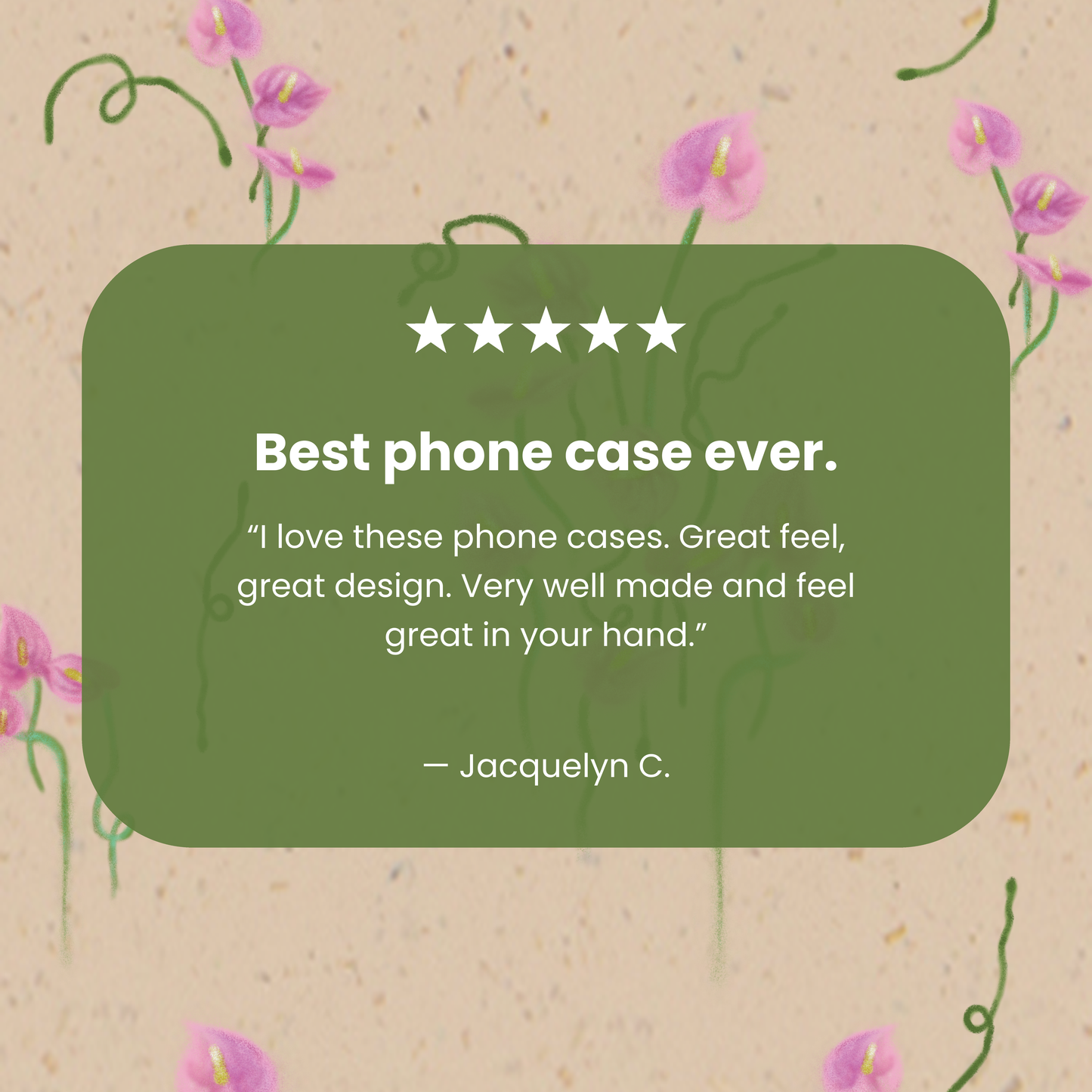 Seashell Sweet Anthuriums Google Pixel 10a Case