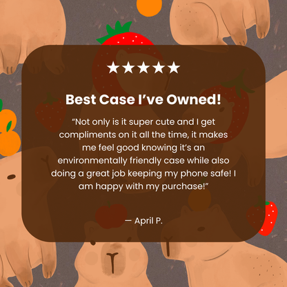 Chocolate Brown Sweet Capybaras Google Pixel 10a Case