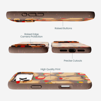 Chocolate Brown Sweet Capybaras iPhone 17 Pro Max Case