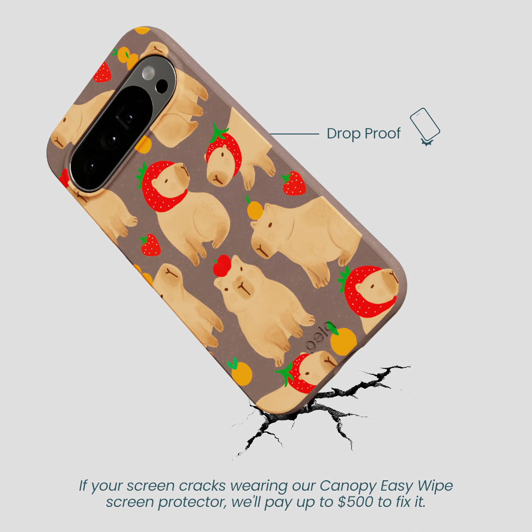 Chocolate Brown Sweet Capybaras Google Pixel 10 Pro XL Case
