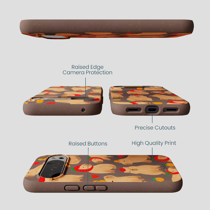 Chocolate Brown Sweet Capybaras Google Pixel 10 Pro XL Case