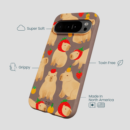 Chocolate Brown Sweet Capybaras Google Pixel 10 Pro XL Case