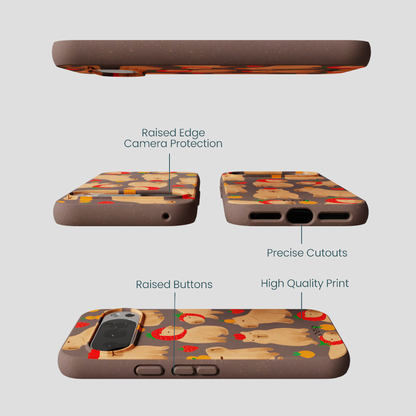 Chocolate Brown Sweet Capybaras Google Pixel 10/10 Pro Case