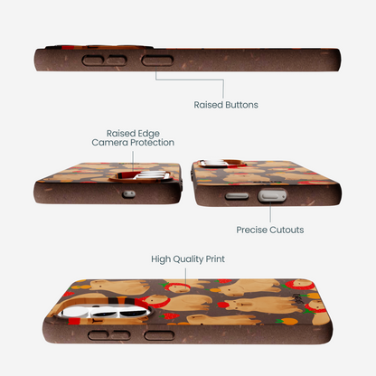 Chocolate Brown Sweet Capybaras Samsung Galaxy S26 Case