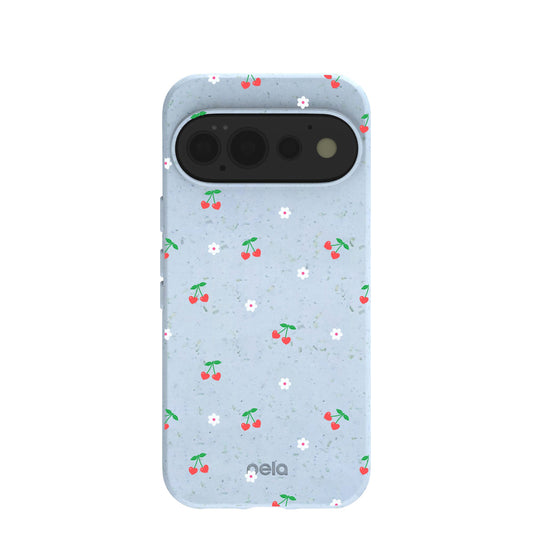 Powder Blue Sweet Cherries Google Pixel 11 Pro Case