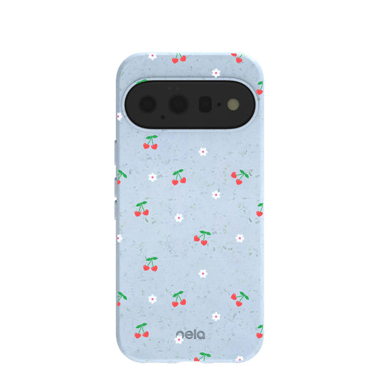 Powder Blue Sweet Cherries Google Pixel 11 Case