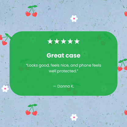 Powder Blue Sweet Cherries Google Pixel 10/10 Pro Case