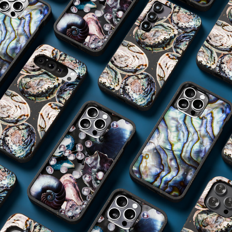 Black Abalone Shells iPhone Air Case
