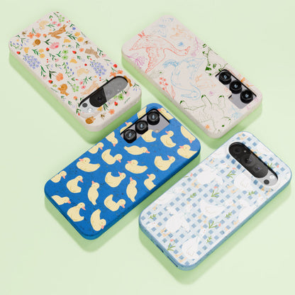 Powder Blue Blooming Quackers iPhone 16e/17e Case