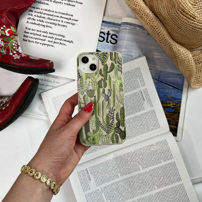 Seashell Succulent Cacti iPhone 17 Pro Max Case