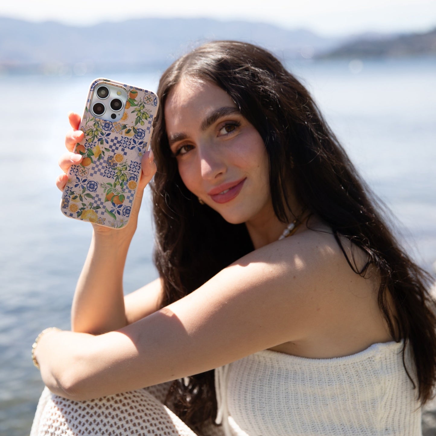 Seashell Amalfi Fruits Google Pixel 10a Case