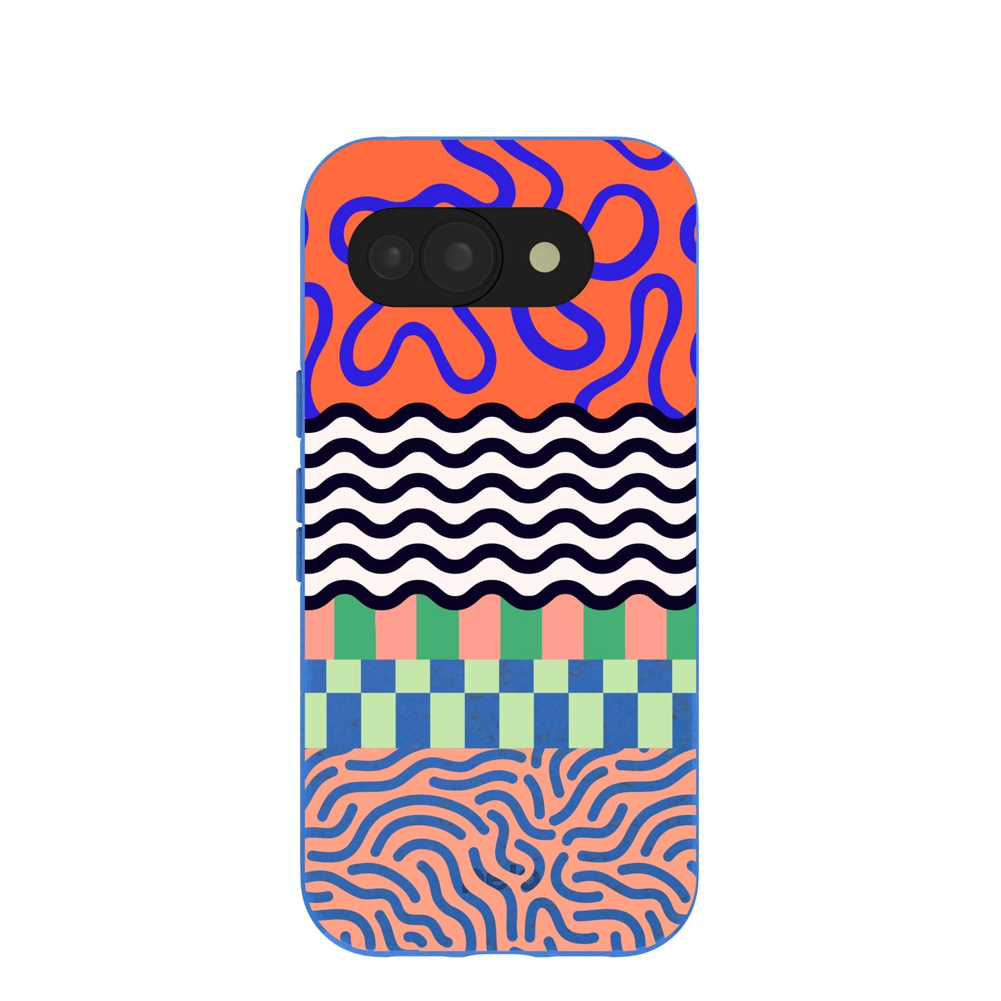 Electric Blue Tangerine Mix Google Pixel 10a Case
