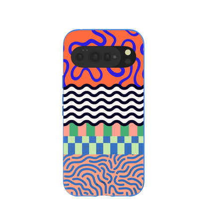 Electric Blue Tangerine Mix Google Pixel 10 Pro XL Case