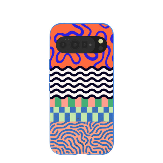 Electric Blue Tangerine Mix Google Pixel 10 Pro XL Case