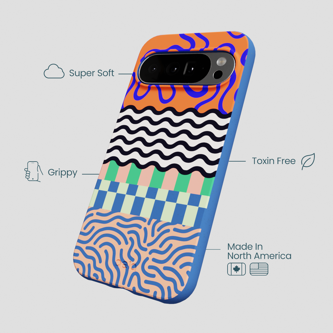 Electric Blue Tangerine Mix Google Pixel 10 Pro XL Case