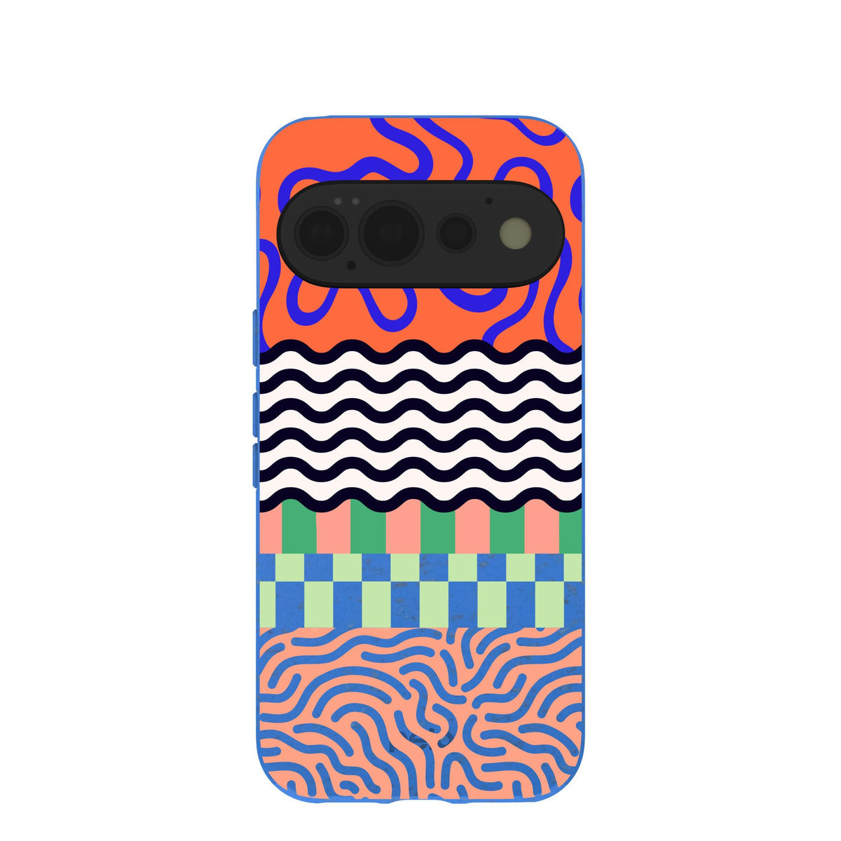 Electric Blue Tangerine Mix Google Pixel 11 Pro Case