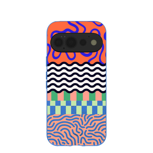 Electric Blue Tangerine Mix Google Pixel 11 Pro Case