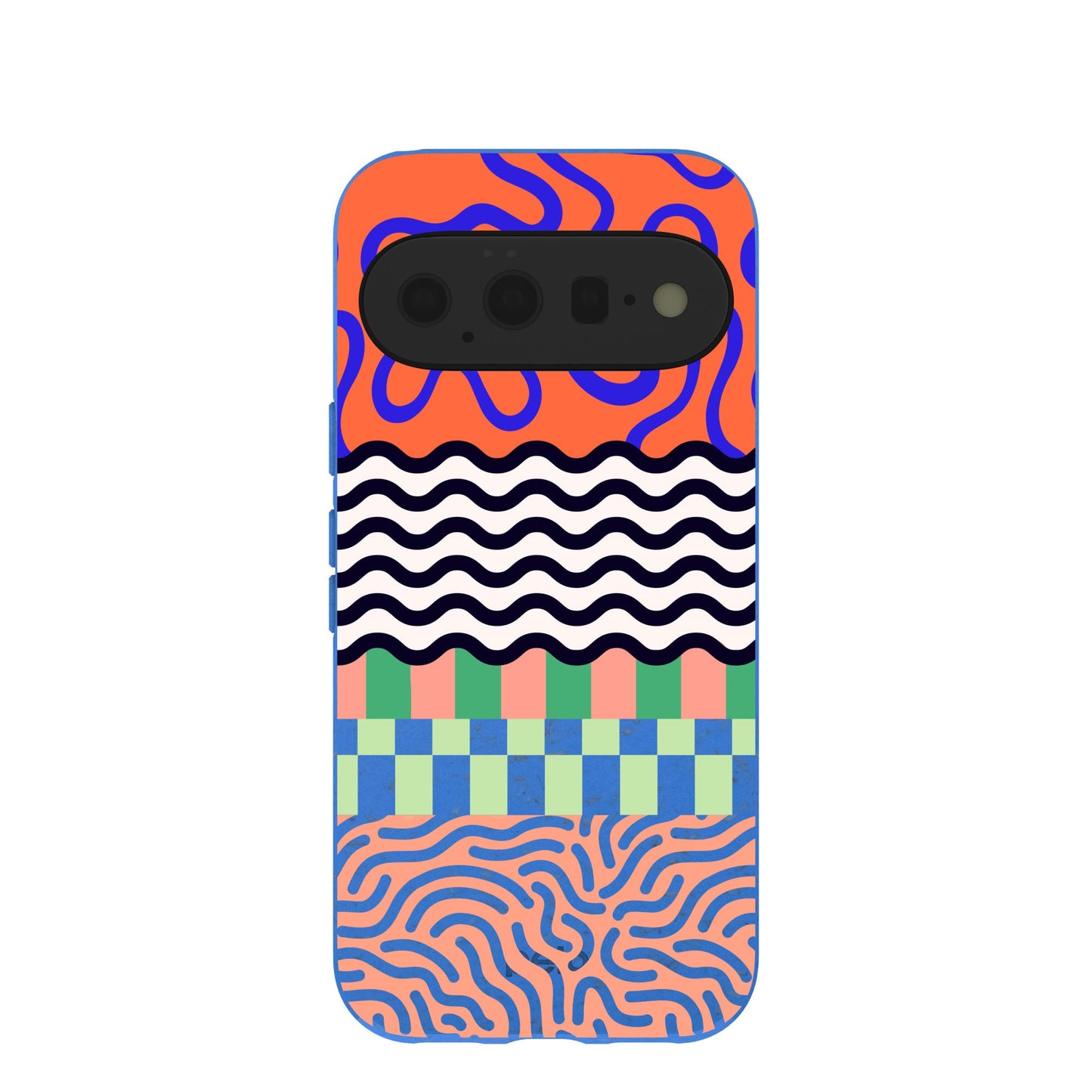 Electric Blue Tangerine Mix Google Pixel 11 Case