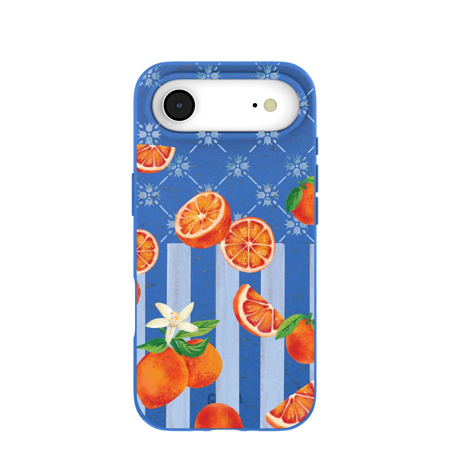 Electric Blue Tarocco Orange Tile iPhone Air Case