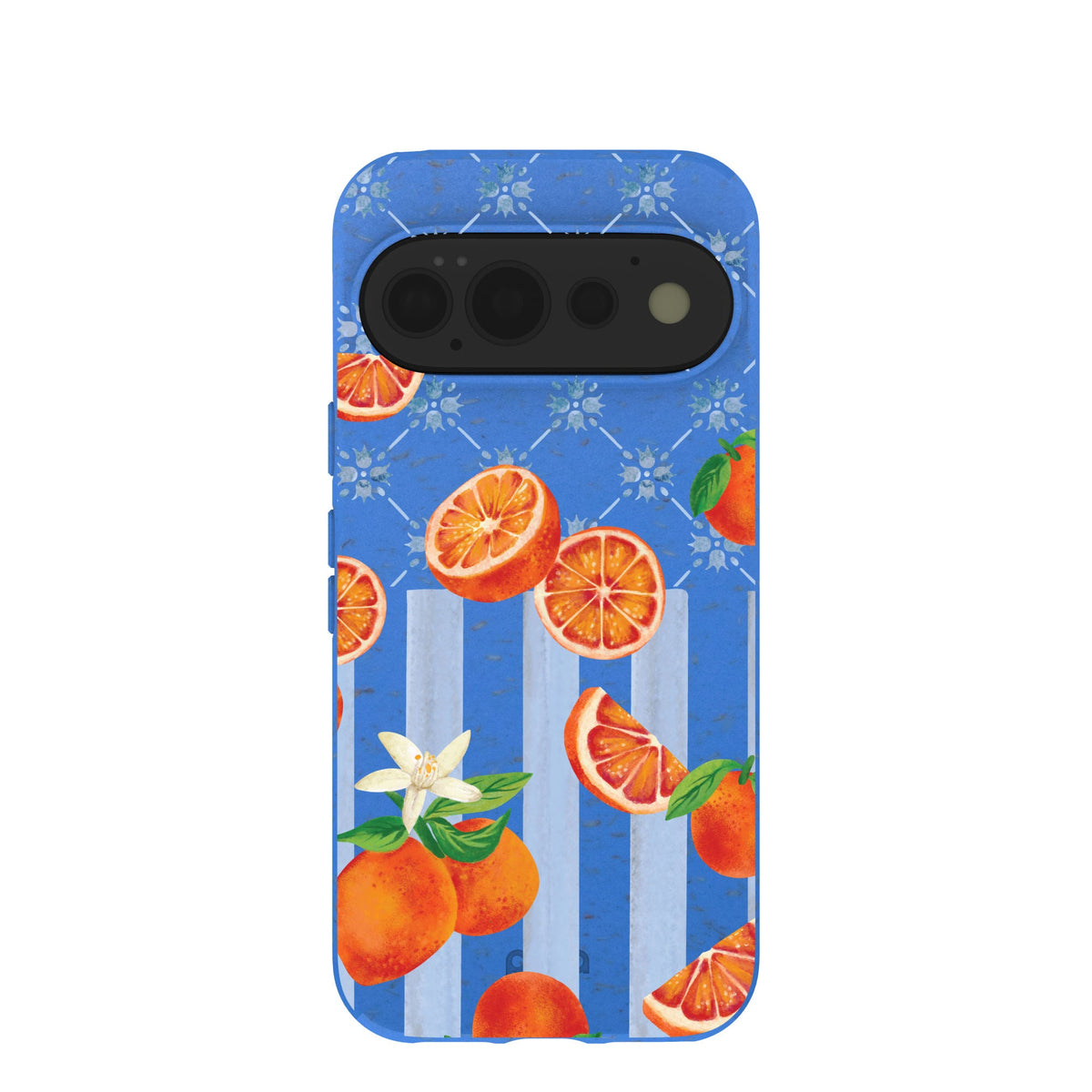 Electric Blue Tarocco Orange Tile Google Pixel 11 Pro Case