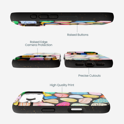 Black Terra Gems iPhone 17 Pro Case