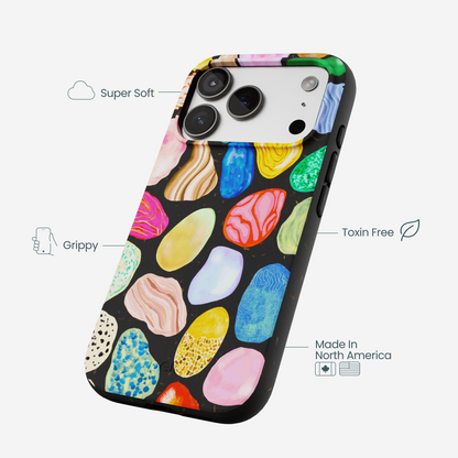 Black Terra Gems iPhone 17 Pro Case