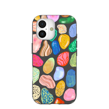 Black Terra Gems iPhone 17 Case