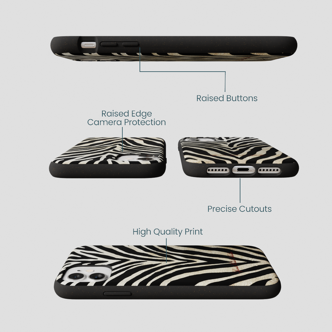 Black The Striped Officials iPhone 11 Case