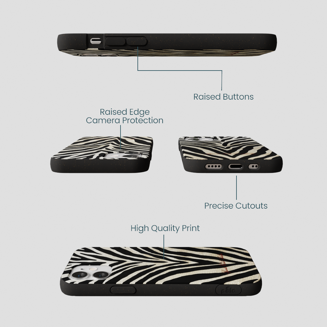 Black The Striped Officials iPhone 12 Mini Case