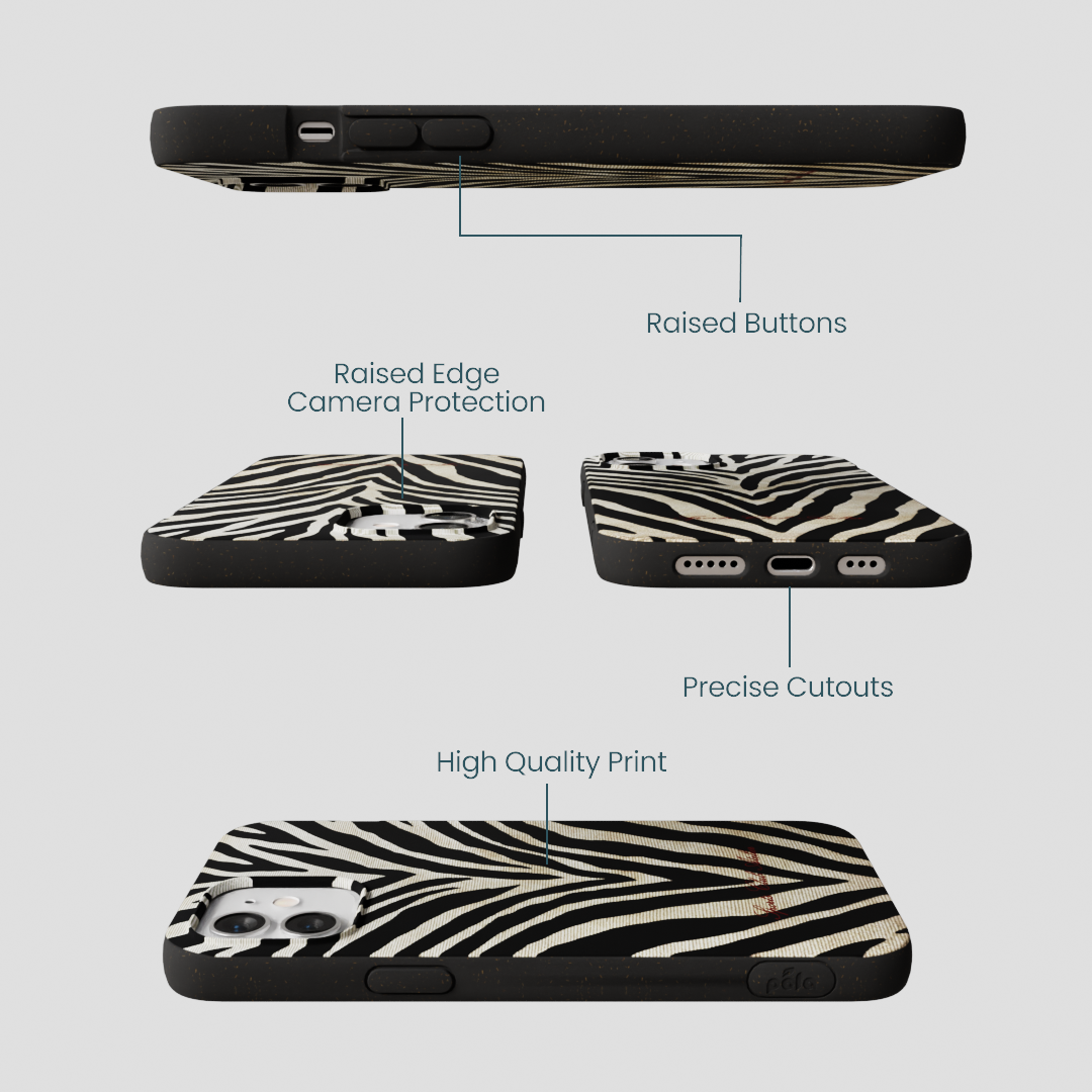 Black The Striped Officials iPhone 12/ iPhone 12 Pro Case