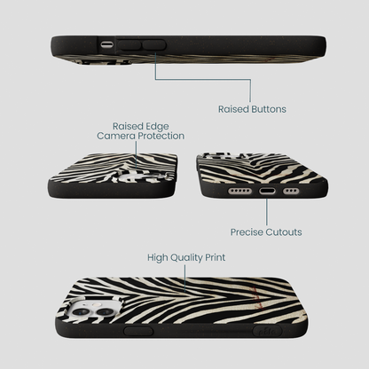 Black The Striped Officials iPhone 12/ iPhone 12 Pro Case