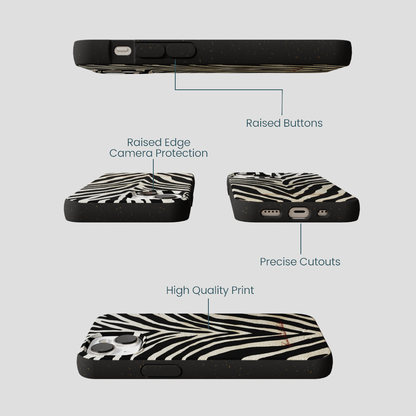 Black The Striped Officials iPhone 13 Mini Case