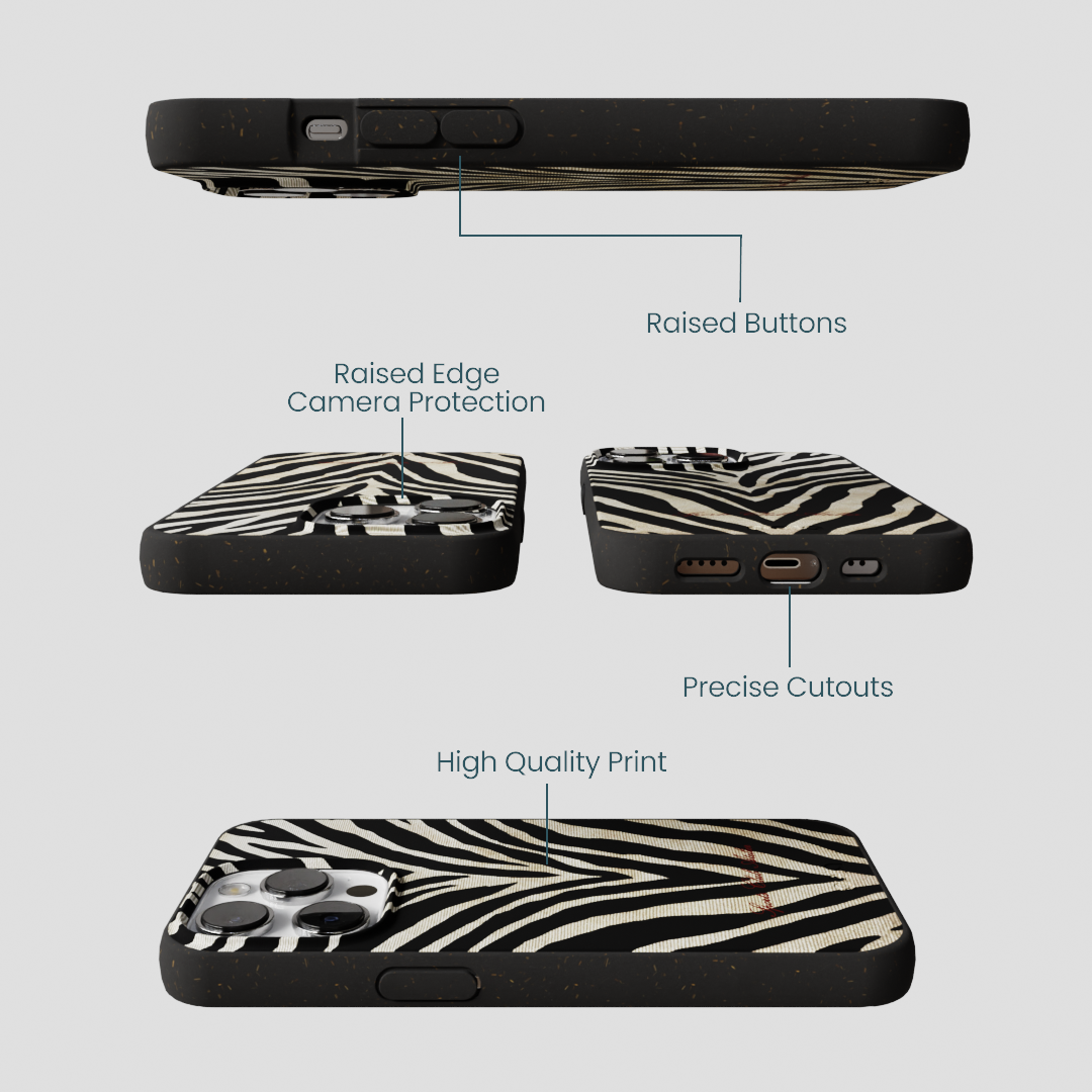 Black The Striped Officials iPhone 13 Pro Case