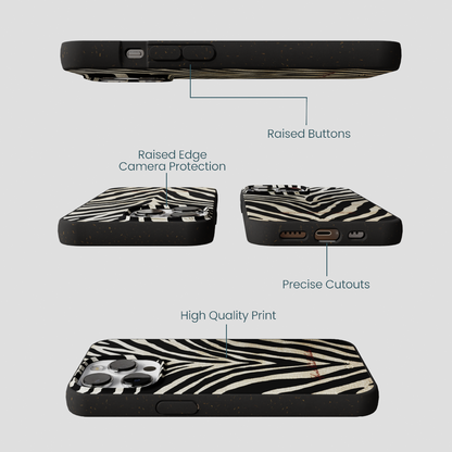 Black The Striped Officials iPhone 13 Pro Case