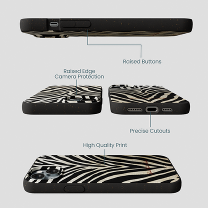 Black The Striped Officials iPhone 14 Plus Case