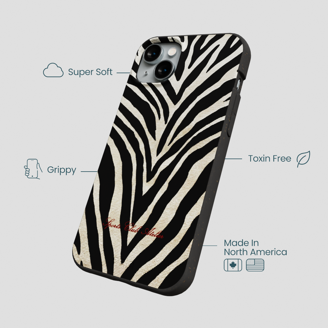 Black The Striped Officials iPhone 14 Plus Case