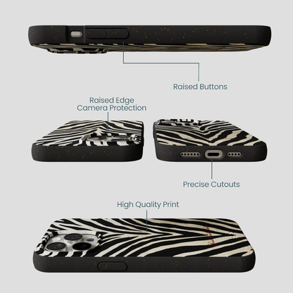 Black The Striped Officials iPhone 14 Pro Max Case